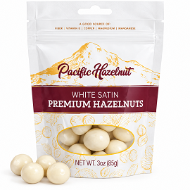 White Satin Hazelnuts 3oz